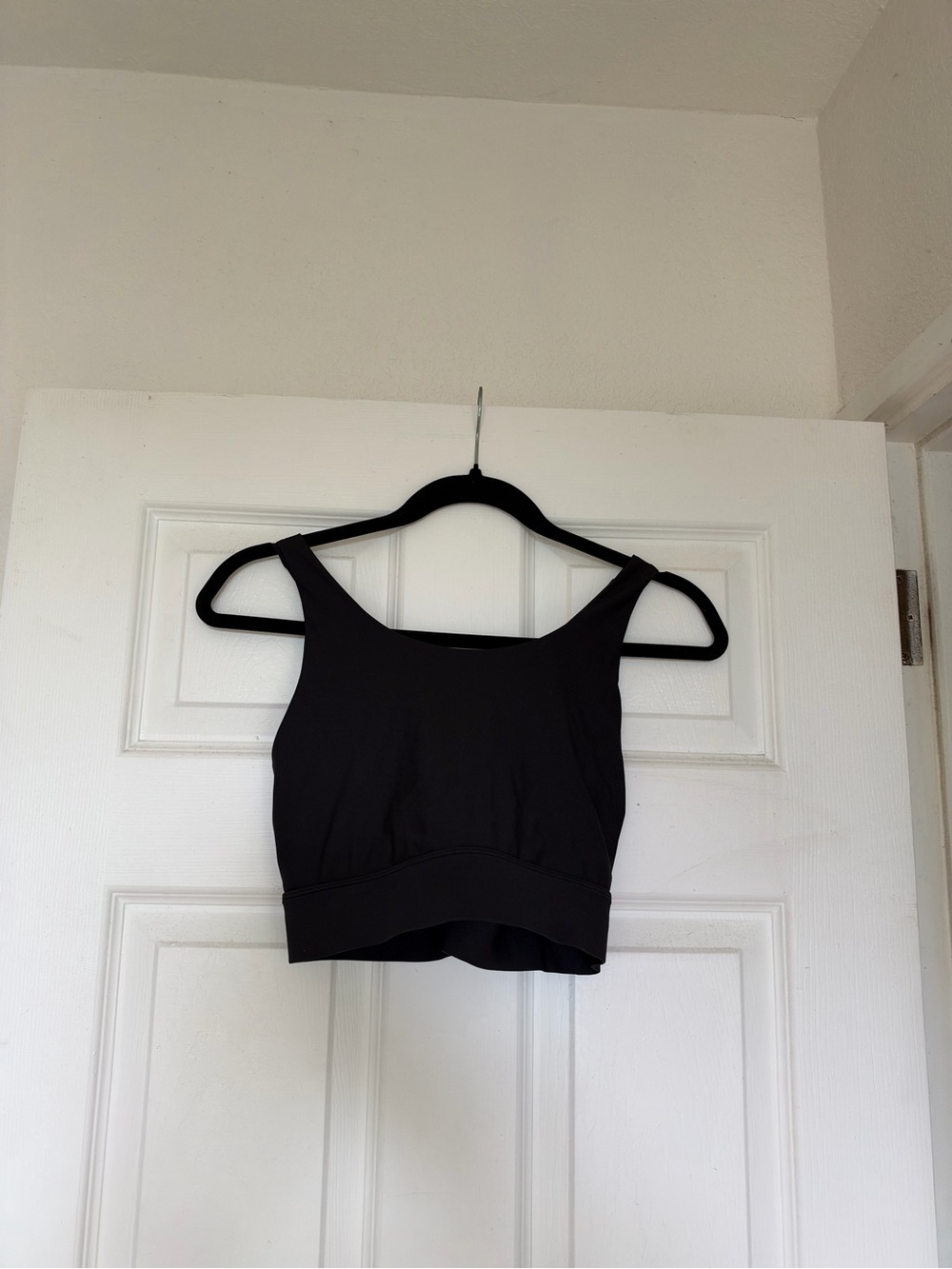 Fabletics Black Cropped Sports Tank